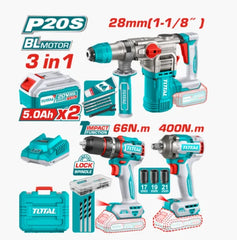 كومبو شنيور 66 نيوتن + هيلتي 28 مم + دريل 400 1/2 بوصه نيوتن+ 2بطاريه 5 امبير + شاحن + اكسسوار