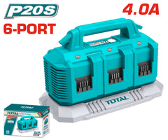 20V 6-Port Battery Charger