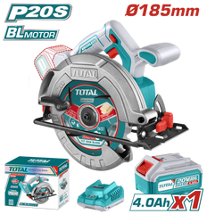 7.25-inch 20-volt chainsaw with 4-amp battery and charger