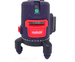 2-line green laser level + 2 batteries + 1 charger