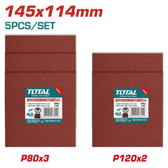 Coarse sandpaper roll 120, size 100 x 145 x 114 mm - 5 pieces