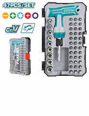 47-piece ratchet screwdriver set