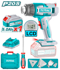 20V Digital Battery Heat Gun with 5A Battery and Charger