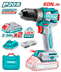 شنيور بطارية 20 فولت 60 نيوتن بدون شربون