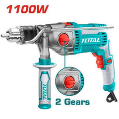 16mm industrial semi-metal drill, 1100 watts, 2-speed movement