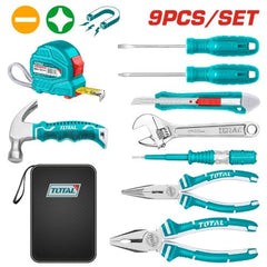 9-piece tool set, leather bag