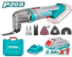 Multitool battery with 2 amp battery and charger
