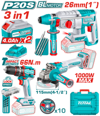 كومبو شنيور 66 نيوتن بدون شربون دقاق + صاروخ بدون شربون 4.5 بوصة + هيلتي 26 مم بدون شربون + 2 بطارية 4 امبير و اكسسوارات