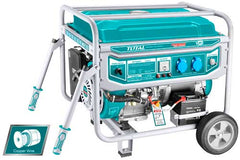 مولد كهرباء بنزين مارش 5.5كيلو وات - صافي 5كيلو وات 25لتر ملفات نحاس + يد و عجلتين