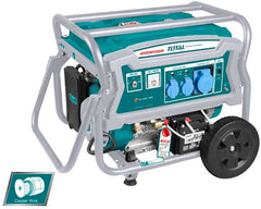 March 6.5 kW Gasoline Generator - Net 5 kW 25L Heavy Duty Copper Coils + Hand & 2 Wheels