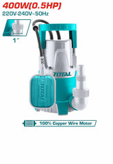 400W 1" 8m Plastic Submersible Motor