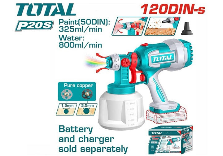20V 800ml/min spray gun