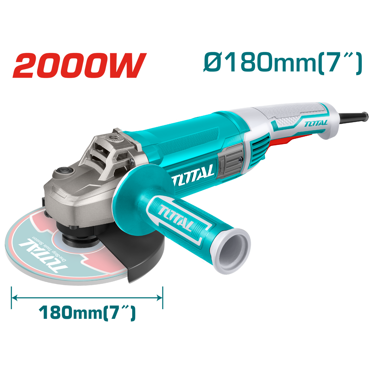 7 inch 2000 watt angle grinder