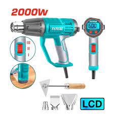 2000W 3-speed heating gun with screen