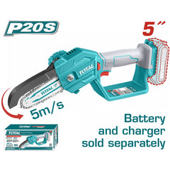 20V 5-inch Tree Cutting Saw without Battery and Charger