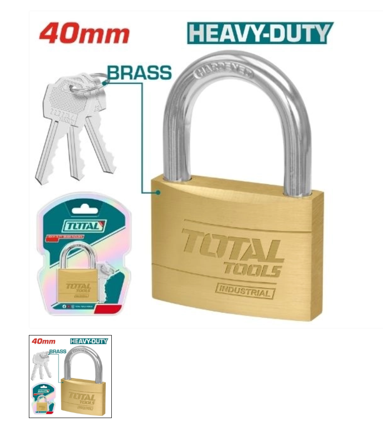 قفل نحاس 40 ملي