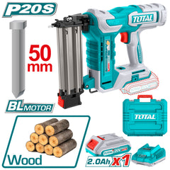 5cm battery-powered nail gun with 2A battery and charger