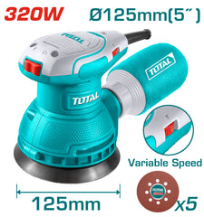 5 inch 320 watt circular sander
