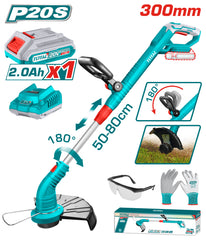 20V Lawnmower with 2Ah Battery and Charger