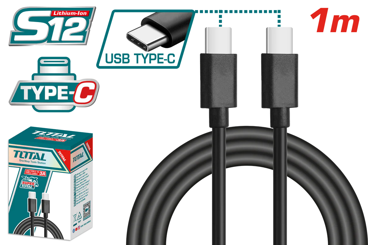 type C - USB شحن كابل