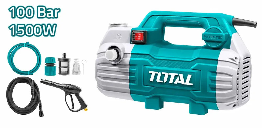 High pressure washer 100 bar 1500 watt motor